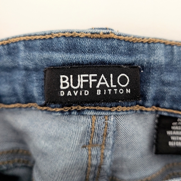 Buffalo David Bitton Blue Ankle Cropped Jeans - Picture 3 of 7